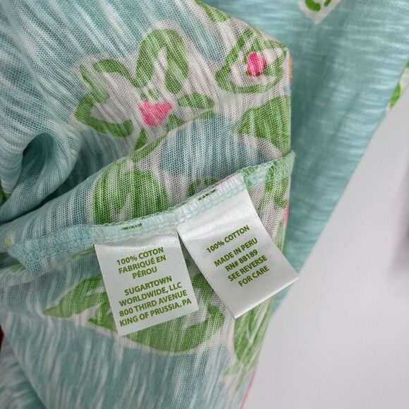 Lilly Pulitzer Marlowe Dress Size XXS Blue Pink 3/4 Sleeve Boho Floral Print - Picture 7 of 8